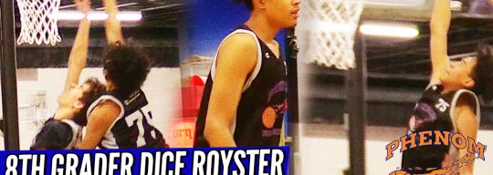 8th Grader Dice Royster is WESLEYAN Christian’s NEXT IN LINE! 6’4″ Forward a BLOCKING Machine!