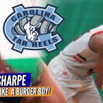 NBA Champ David West Has UNC Commit Dayron Sharpe Looking Like a Burger Boy