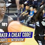 Makur Maker is a CHEAT CODE!! #2 Overall Player Shows Why at NBPA Top 100 Camp