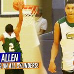 Most Underrated PG in North Carolina Anthony Allen PUTS ON a SHOW & Earns 1st Offer!!