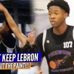 You Cant Stop Lebron Thomas from Getting to the RIM!!! RAW NC Phenom 150 Highlights