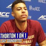 Derryck Thorton BACK IN THE ACC! Media Day Raw Interview