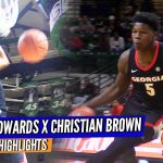 Anthony Edwards x Christian Brown x Tyree Crump … UGa Put on a SHOW! RAW Highlights