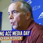 ACC Media Day | Head Coach Mike Young adjusting well at Virginia Tech