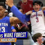 Crowd Rode HIM & BJ Freeman FLEXED with 22 & 15!! Clayton v. Wake Forest Full Highlights