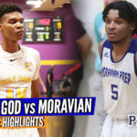 Who’s NO. 1 in NC?! Isaiah Todd vs Josh Hall; Word of God – Moravian Prep Raw Game Highlights!