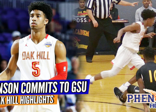 HIGHLIGHTS: Oak Hill’s Evan Johnson Commits to Georgia State; 5’11” PG Leaves with 67-8 Career Rec.