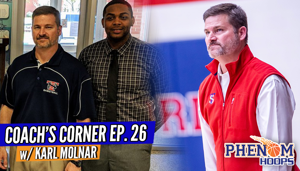 COACH'S CORNER: Terry Sanford's Karl Molnar Speaks on Past Championships +  Coaching His Son Now! - Phenom Hoop Report