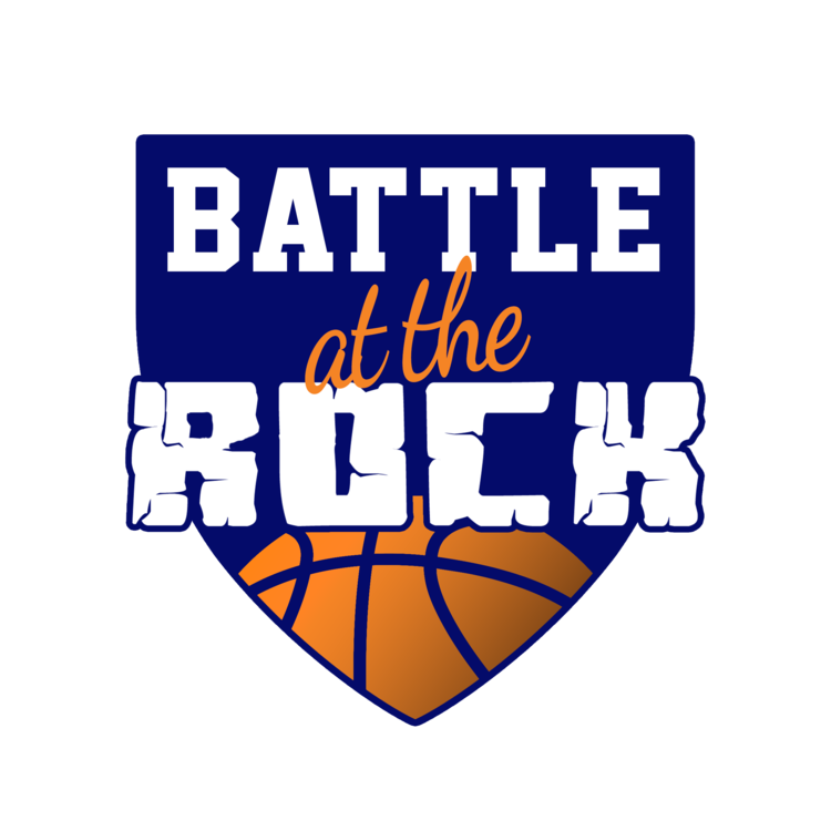 the rock basketball logo