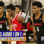 INTERVIEW: 2021 Jonas Aidoo COMMITS to MARQUETTE University + a LOOK BACK at the AAU Season!