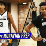 HIGHLIGHTS: BJ Freeman Looked UNGUARDABLE For Moravian Prep as They Take Down Combine Academy!