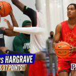 HIGHLIGHTS: 2023 Duke commit Caleb Foster Drops 37 (9 3-pointers) vs Hargrave Military!!