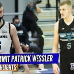 HIGHLIGHTS: Va. Tech commit Patrick Wessler Skilled 7 FOOTER + Defensive Anchor for Combine Goats!