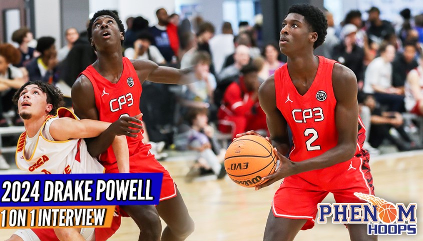 INTERVIEW: 2024 Drake Powell Talks Working on HIS Game + Playing for CP3 All Stars + Offers/Interest
