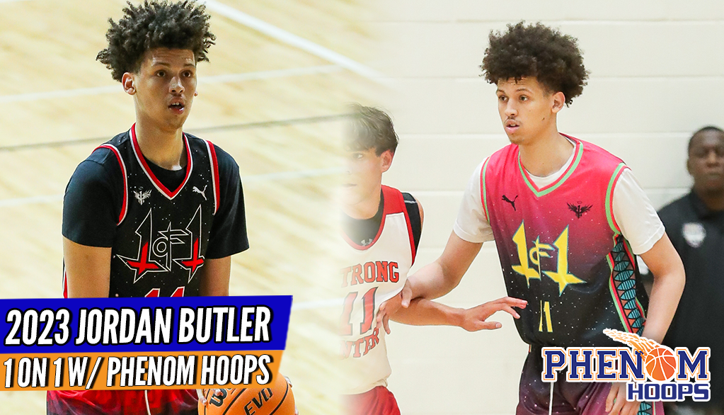 INTERVIEW: 2023 Jordan Butler on being a VERSATILE BIG MAN + Playing for Melo Ball’s Team & More!