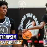 HIGHLIGHTS: Potential 2023 LOTTERY PICK OTE’s Amen Thompson was IMPRESSIVE at Steph Curry Camp!