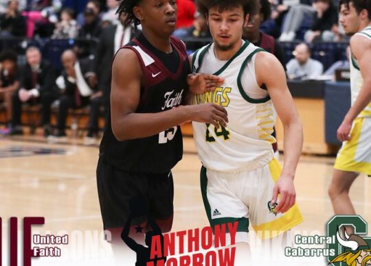 Phenom Anthony Morrow Shootout Game Report: Central Cabarrus vs. United Faith