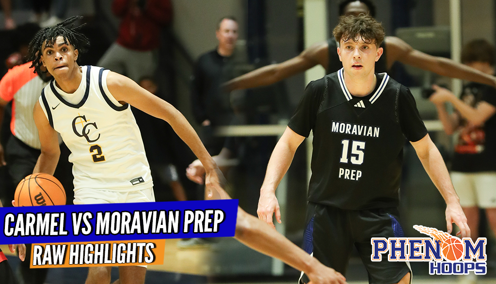 Highlights: Eli Ellis goes for 34pts for Moravian Prep, while ’24 Kameron Taylor puts on a show