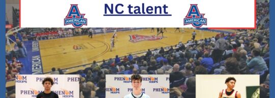 American University building with North Carolina talent